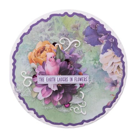 Studio Light Torn Edge Cutting Die Folded Card Circle (SL-ES-CD1086)