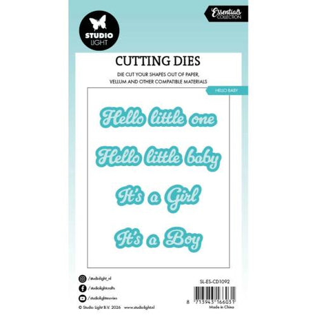 Studio Light Hello Baby Essentials Cutting Die (SL-ES-CD1092)