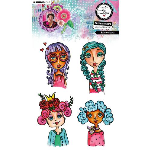 Art By Marlene Fabulous Girls Clear Stamps (ABM-26-STAMP937)