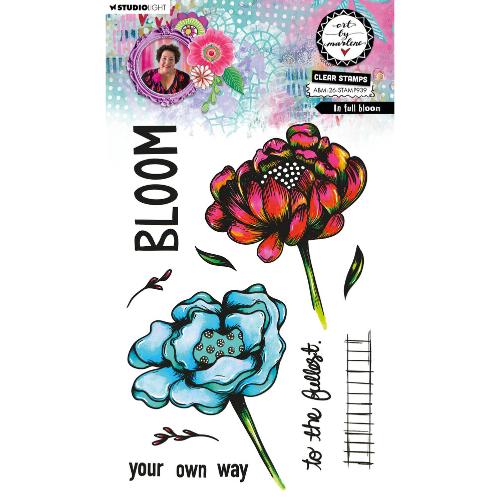 Art By Marlene In Full Bloom Clear Stamps (ABM-26-STAMP939)