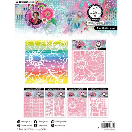 Art By Marlene Floral Close-Up Mask (ABM-26-MASK395)