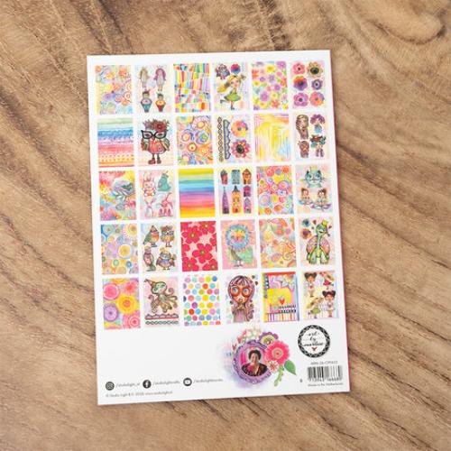 Art By Marlene Cut and Paste Block A4 Color-Happy (ABM-26-CPP453) - Postage as per Actual