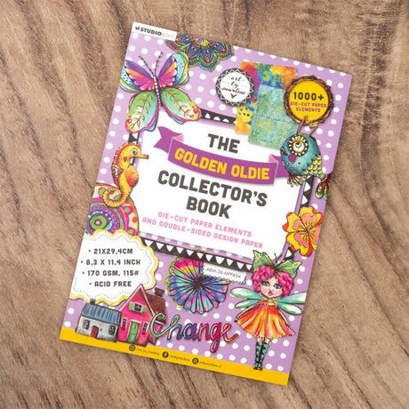 Art By Marlene The Golden Oldie Collector's Book A4 Mixed Paper Pad (ABM-26-MPP454) - Postage as per Actual