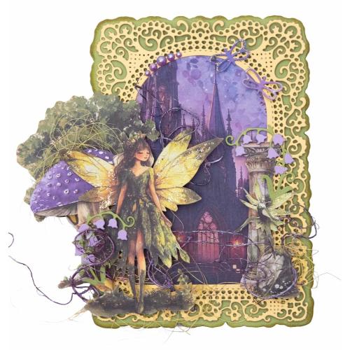 Studio Light Enchanted Fairytale Cutting Dies A6 Lace Frame (SL-EF-CD1101)