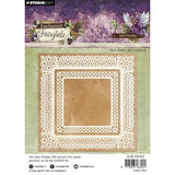 Studio Light Enchanted Fairytale Cutting Dies Lace Frames Square (SL-EF-CD1102)