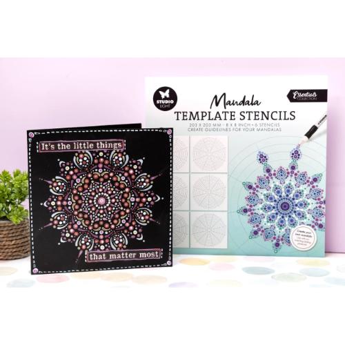 Studio Light Mandala Template Stencils (6pcs) (SL-ES-MASK399) - Postage as per Actual