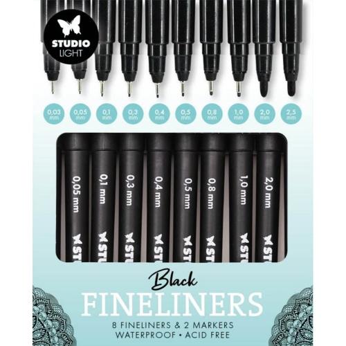Studio Light Fineliners and Markers (8+2pcs) (SL-CO-FL01)