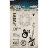 Studio Light Gearhead's Workshop Clear Stamps Gears & Guitar (SL-GW-STAMP944)
