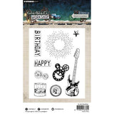 Studio Light Gearhead's Workshop Clear Stamps Gears & Guitar (SL-GW-STAMP944)