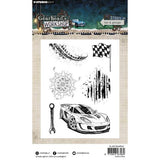 Studio Light Gearhead's Workshop Clear Stamps Car & Grunge (SL-GW-STAMP945)