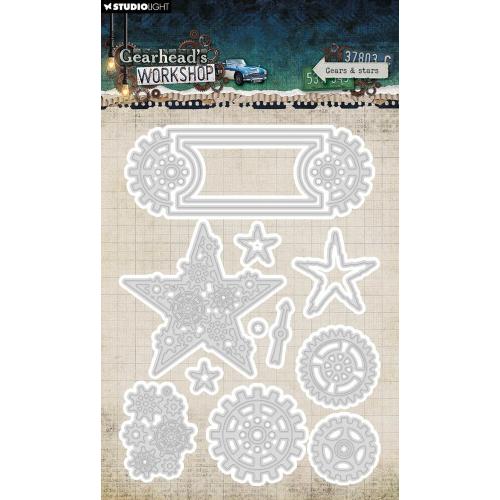 Studio Light Gearhead's Workshop Cutting Dies Gears & Stars (SL-GW-CD1106)