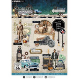 Studio Light Gearhead's Workshop A5 Die-Cut Paper Pad Elements (SL-GW-DCPP469)