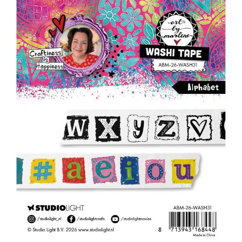 Art By Marlene Washi Tape Alphabet