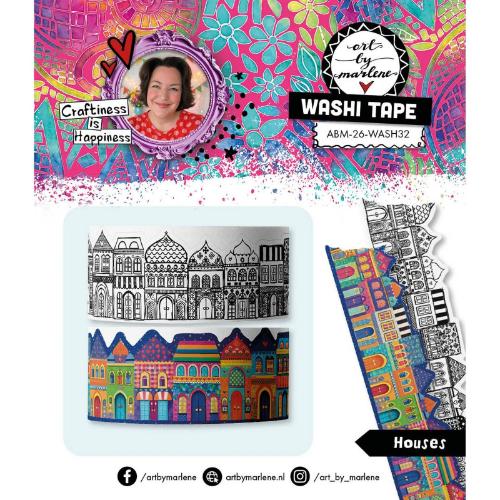 Art By Marlene Washi Tape Houses