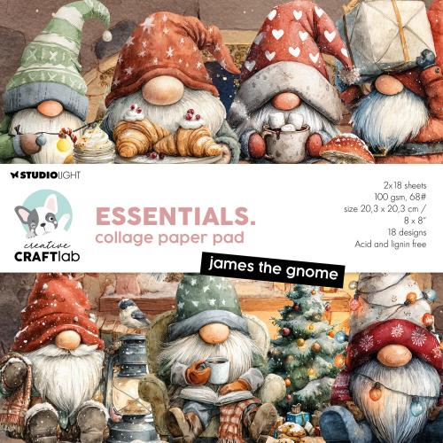 Creative Craftlab James the Gnome Essentials Collage Paper Pad (CCL-ES-CPP495)