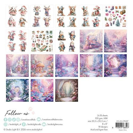Creative Craftlab Candy Christmas Essentials Collage Paper Pad (CCL-ES-CPP497)