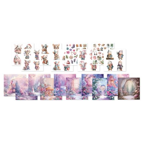 Creative Craftlab Candy Christmas Essentials Collage Paper Pad (CCL-ES-CPP497)