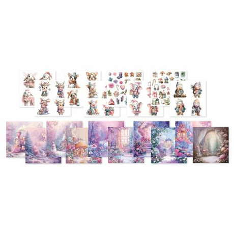 Creative Craftlab Candy Christmas Essentials Collage Paper Pad (CCL-ES-CPP497)