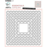 Creative Craftlab Nested Squares Scallop Essentials Cutting Dies (CCL-ES-CD1126)