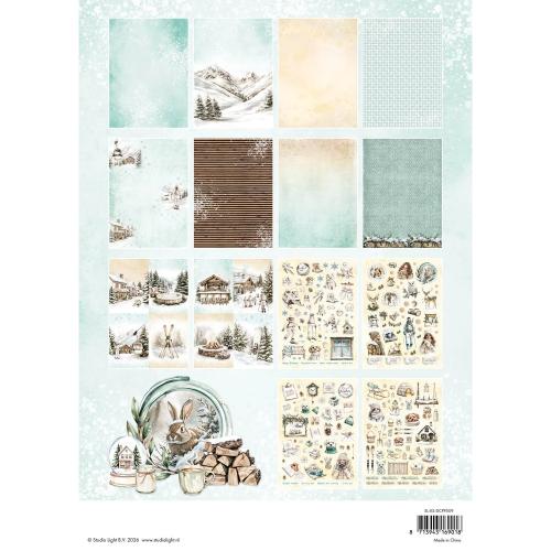 Studio Light Rustic Winter A4 Die-cut Paper Pad (SL-ES-DCPP509) - Postage as per Actual