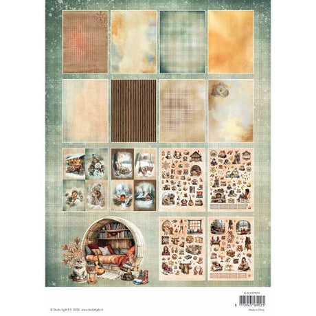 Studio Light Warm Winter A4 Die-cut Paper Pad (SL-ES-DCPP510) - Postage as per Actual