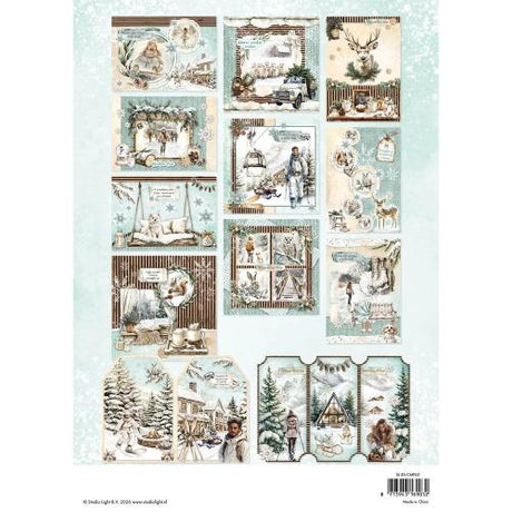 Studio Light Rustic Winter A4 Card Making Pad (SL-ES-CMP45) - Postage as per Actual