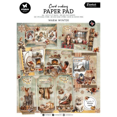 Studio Light Warm Winter A4 Card Making Pad (SL-ES-CMP46) - Postage as per Actual