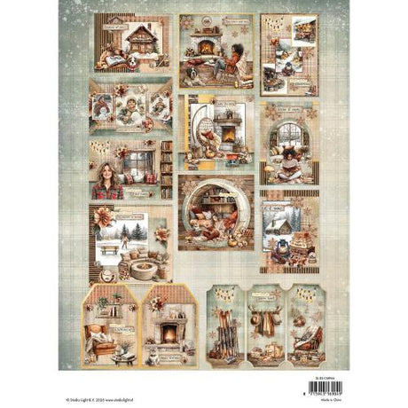 Studio Light Warm Winter A4 Card Making Pad (SL-ES-CMP46) - Postage as per Actual