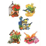 Hearty Crafts - Birds & Flowers 3D Toppers (HC-8968)