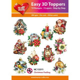 Hearty Crafts - Christmas Feeling Glitter Paint 3D Toppers (HC-13311)