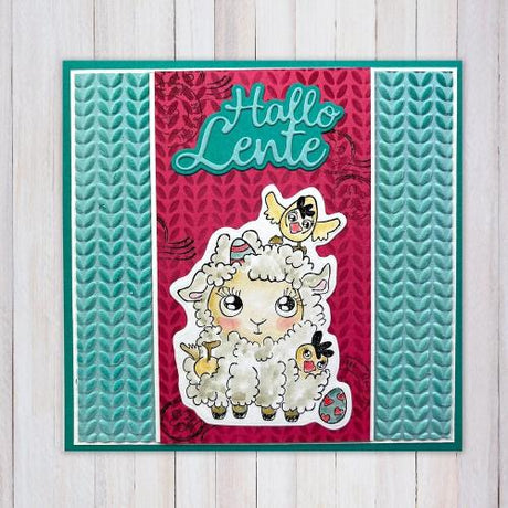 Nellie Snellen 3D Embossing Folder Knitting (EF3D082)