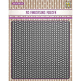 Nellie Snellen 3D Embossing Folder Knitting (EF3D082)