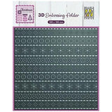 Nellie Snellen 3D Embossing Folder Scandinavian Christmas (EF3D095)