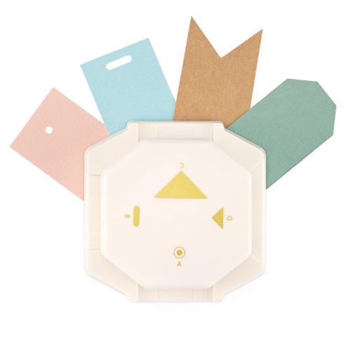 Vaessen Creative - 4-in-1 Corner Punch Retro Labels