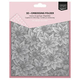 Vaessen Creative - 3D Embossing Folder Christmas Rose 5.9x5.9"