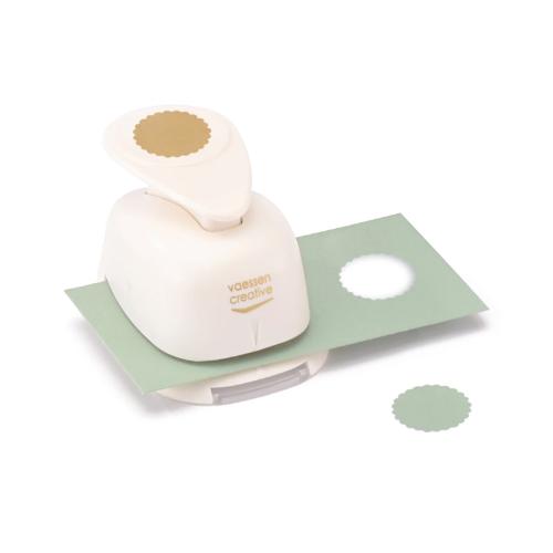 Vaessen Creative - Craft Punch Set Basic Shapes Scalloped 5pcs - Postage as per Actual
