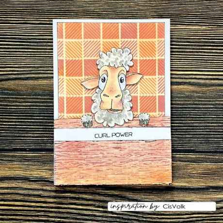 Vaessen Creative • 3D Embossing Folder by Carla Creates Wood on the Farm 5.9x5.9"