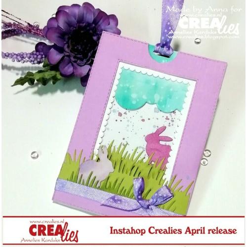 Crealies Crea-Nest-Lies XXL Dies No. 126 Rectangles with Inverted Scallop (CLNestXXL126)