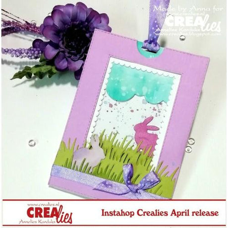 Crealies Crea-Nest-Lies XXL Dies No. 126 Rectangles with Inverted Scallop (CLNestXXL126)