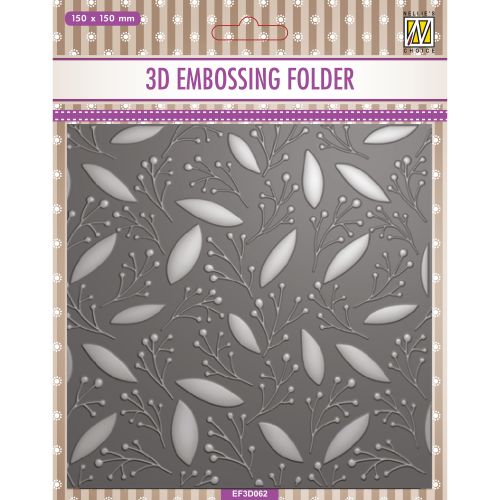 Nellie Snellen Leaves & Berries 3D Embossing Folders