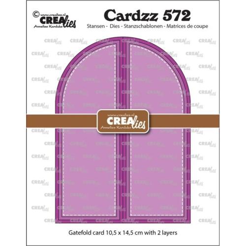 Crealies Cardzz Dies No. 572 Gatefold Card Arch (CLCZ572)