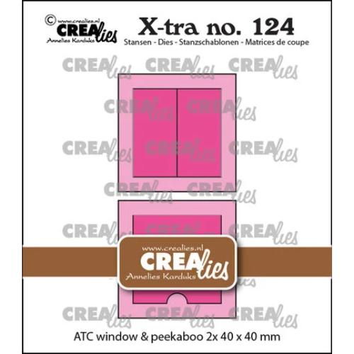 Crealies X-tra Dies Square Window with Shutters + Peek-a-boo Square (CLXtra124)