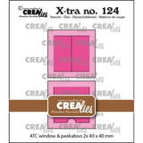 Crealies X-tra Dies Square Window with Shutters + Peek-a-boo Square (CLXtra124)