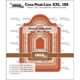 Crealies Crea-Nest-Lies XXL Dies Panel C with Stitch (CLNestXXL192)