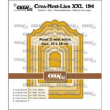Crealies Crea-Nest-Lies XXL Dies Panel D with Stitch (CLNestXXL194)