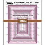 Crealies Crea-Nest-Lies XXL Dies Thin Frames Rectangles Smooth (CLNestXXL199)