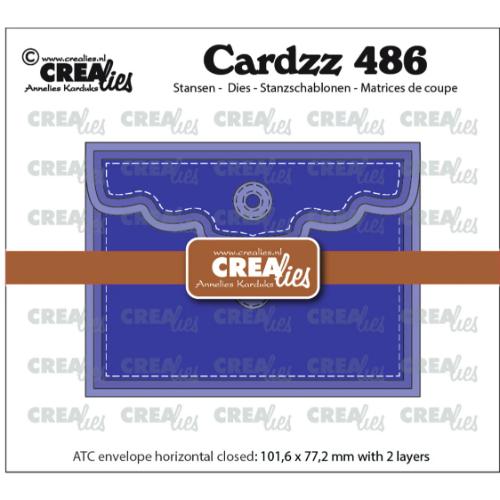 Crealies Cardzz Dies ATC Envelope Horizontal Panel A (CLCZ486)