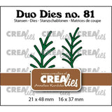 Crealies Duo Dies No. 81 Leaves 24 Branches (CLDD81)