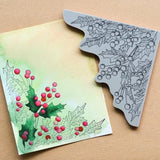 Memory Box - Leaves and Berries Cling Stamp set