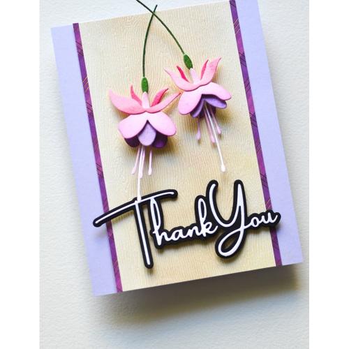 Memory Box - Thank You Breezy Script craft die